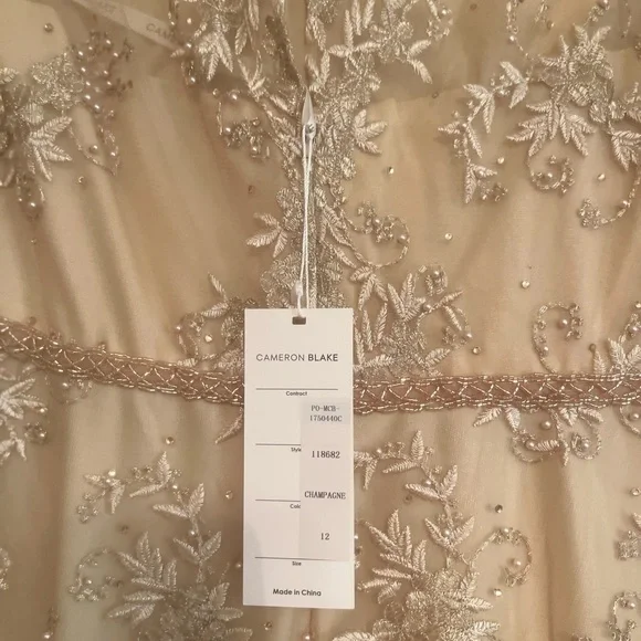 Gorgeous champagne mother-of-the-bride dress - Picture 6 of 7